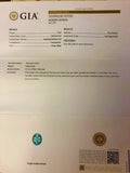 18K GOLD 6.89 CT GIA CERTIFIED NEON GREEN BLUE PARAIBA TOURMALINE DIAMOND RING!!