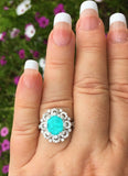 18K GOLD 6.89 CT GIA CERTIFIED NEON GREEN BLUE PARAIBA TOURMALINE DIAMOND RING!!